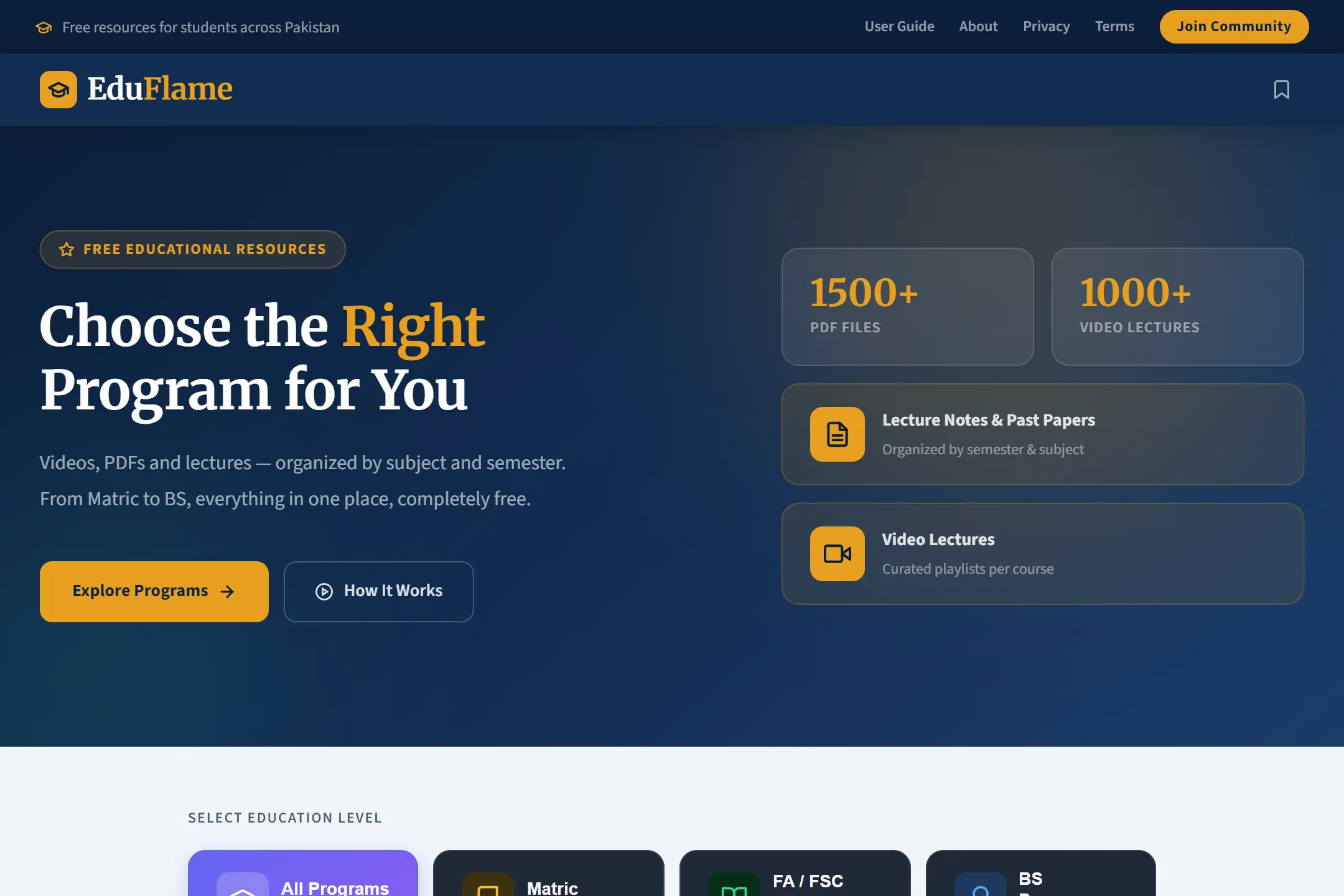 Educational Website