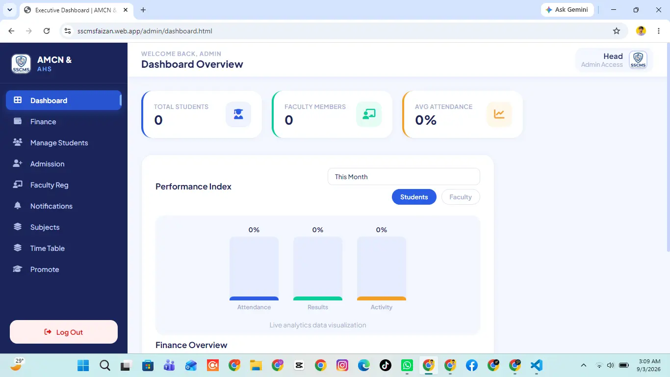 School and college management system